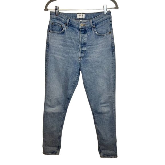 Agolde Denim - Agolde Womens Nico High Rise Slim Jeans Size 27 Organic Cotton Light wash